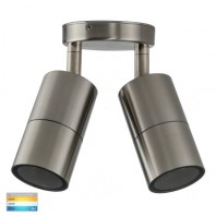 Havit-Fortis Stainless Steel TRI Colour Double Adjustable Wall Pillar Light